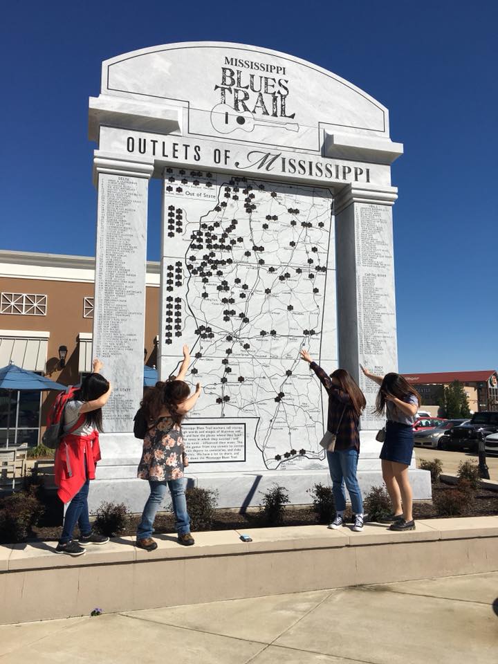 Mississippi Outlets Blues Trail Sign